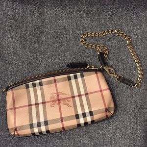 Burberry 'Clara - Haymarket' Wristlet Clutch